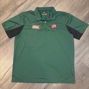 Malbon Formula 1 Shirt Men’s XL F1 Las Vegas Grand Prix Green Golf Polo